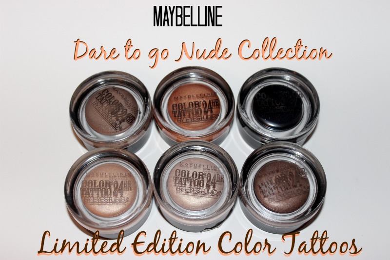 Maybelline Dare To Go Nude Color Tattoos *Limited Edition*