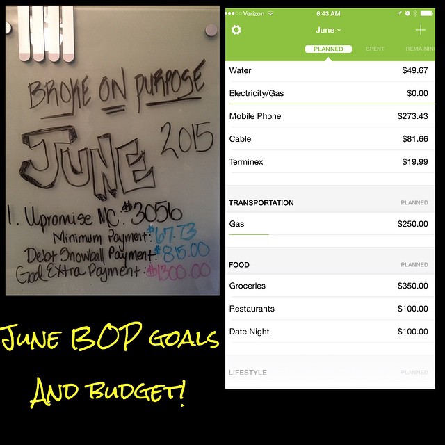 May 2015 Debt Payoff Report | Broke on Purpose| www.livebrokeonpurpose.com