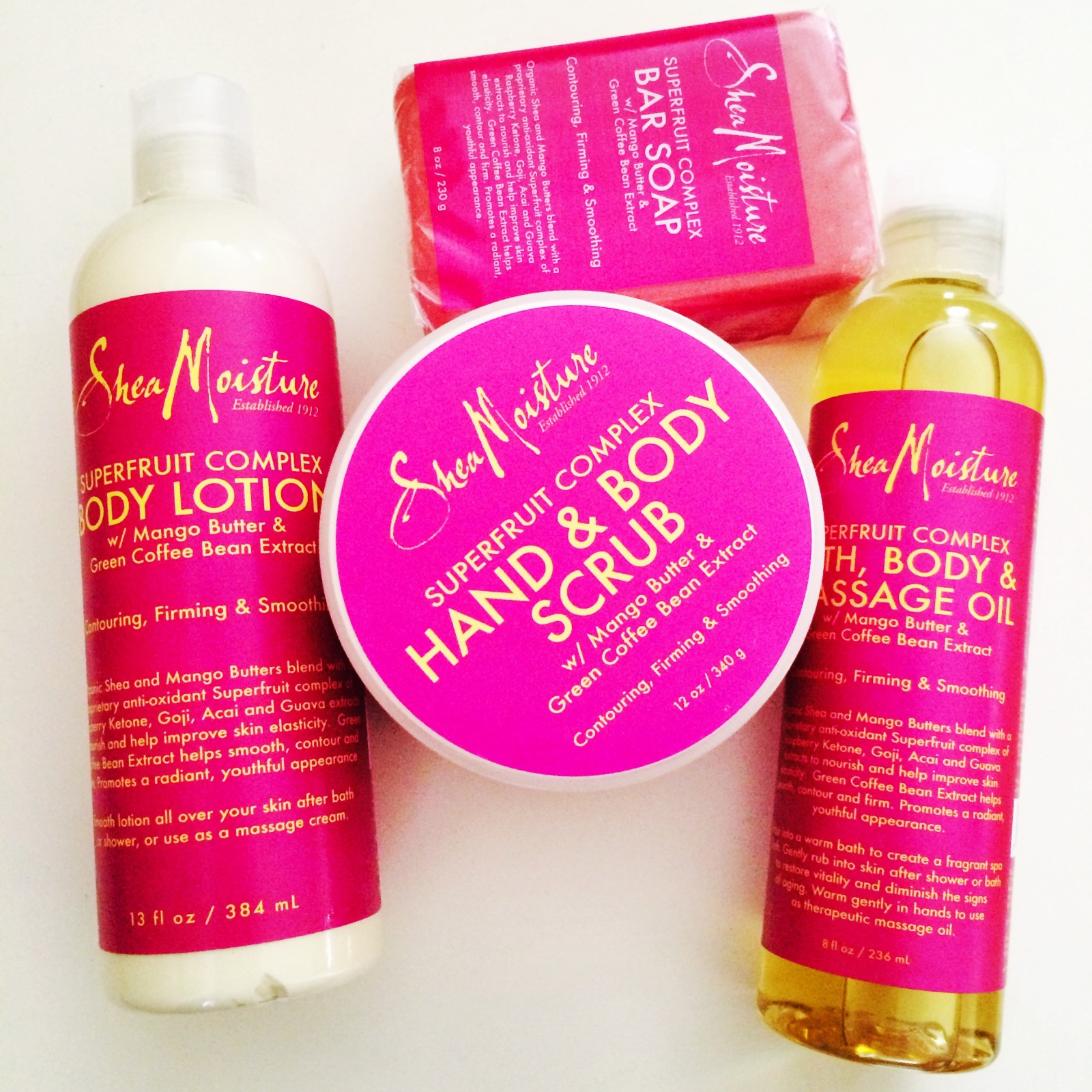 New SheaMoisture SuperFruit Complex Firms, Smooths, and helps you say Goodbye to Cellulite
