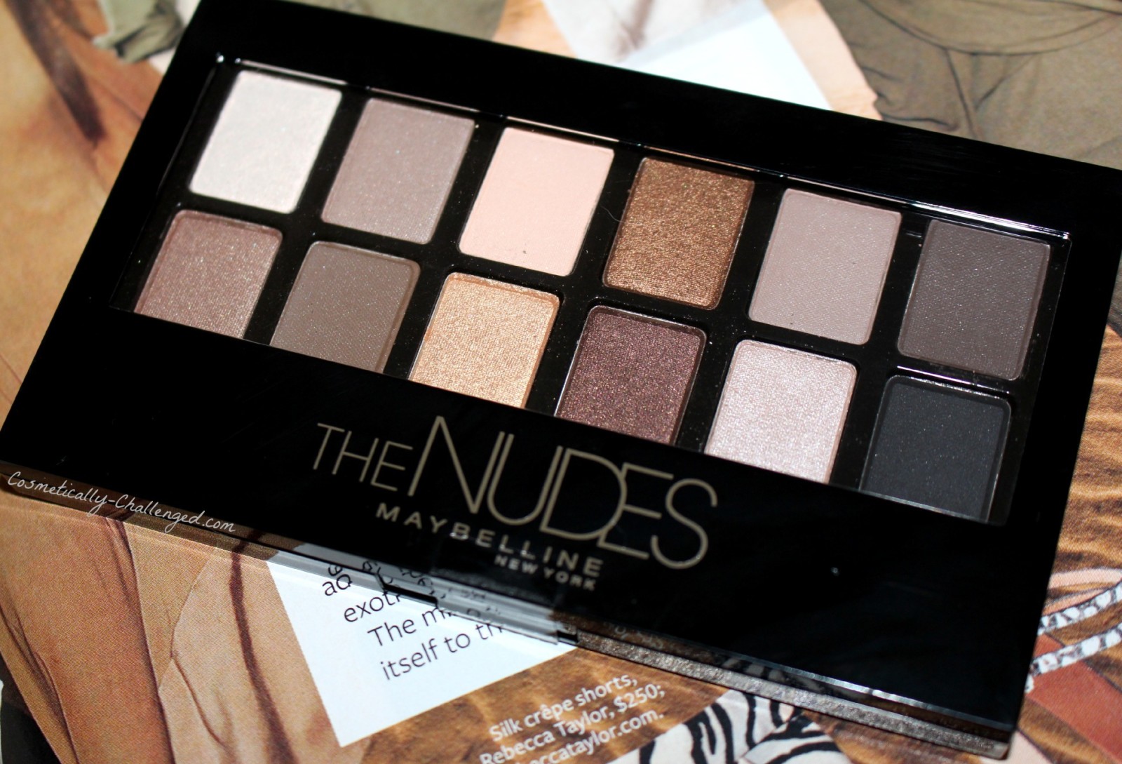 Maybelline “The Nudes” Palette Review/Swatches and Give Away!