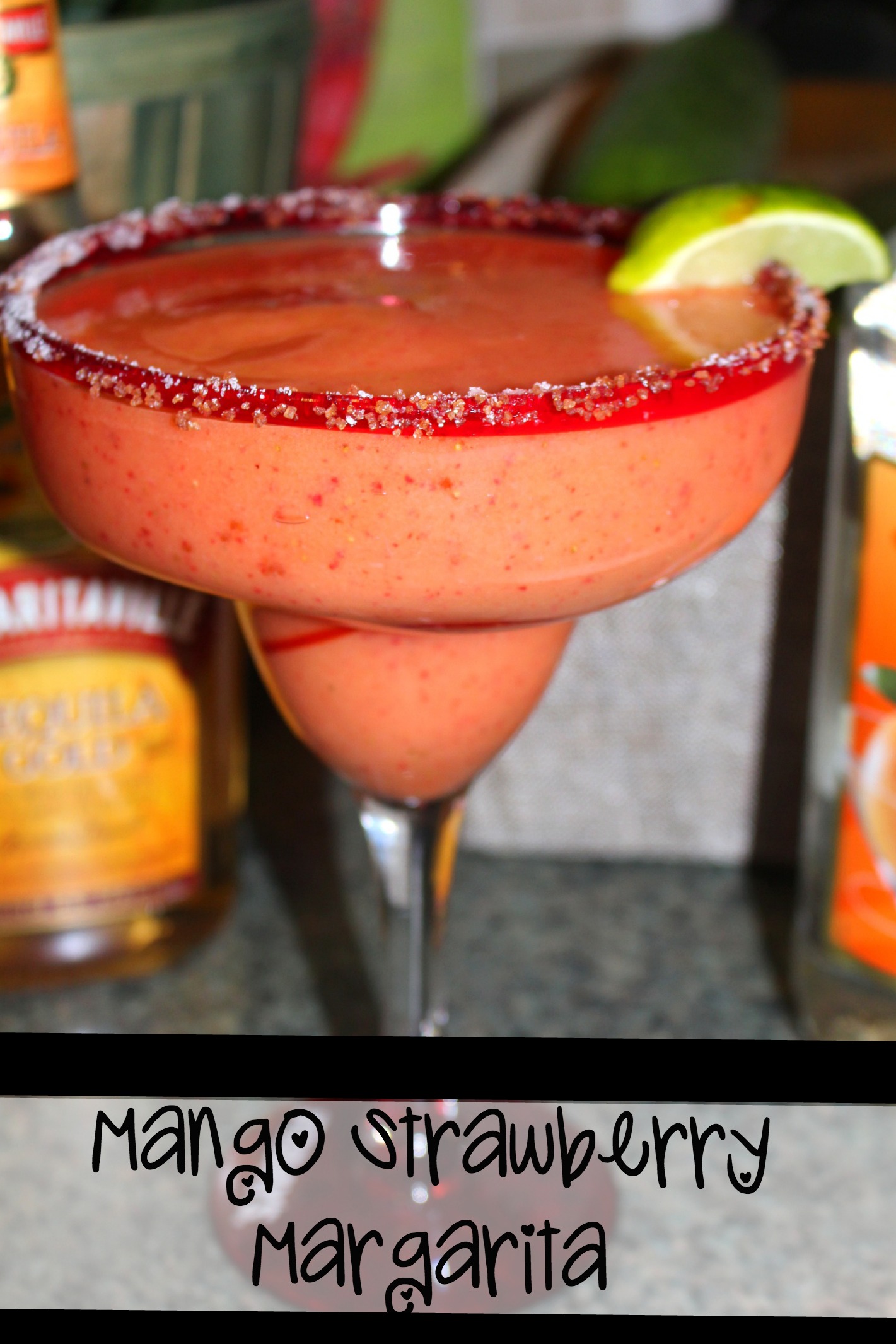 Summer Drink Series: Frozen Mango Strawberry Margarita