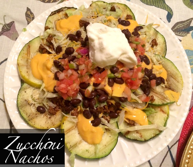Time of the Month Indulgence without the Guilt-Zucchini Nachos