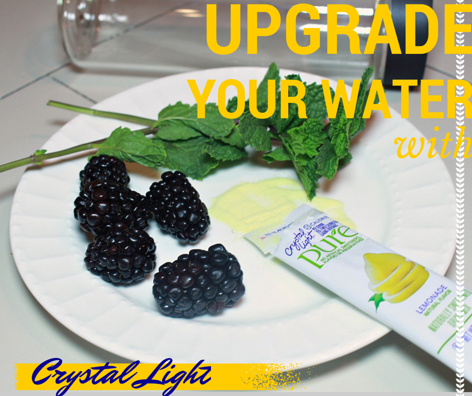 Upgrade your Water with Crystal Light Drink Mixes!