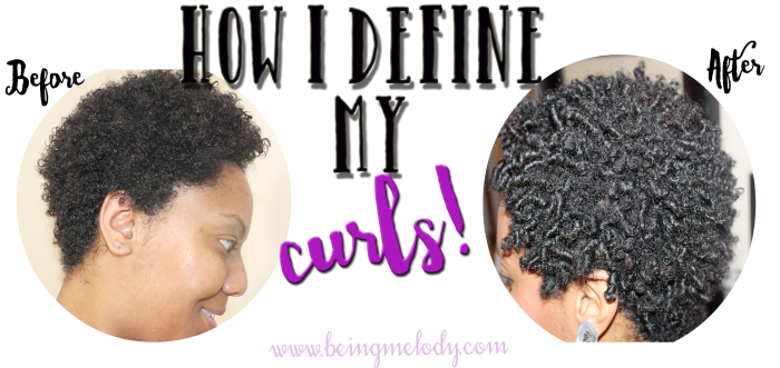 How I Define my Natural Hair with Finger Coils.