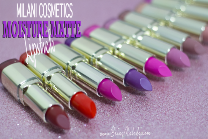 Milani Cosmetics Moisture Matte Lipsticks Full Face Swatches and Review