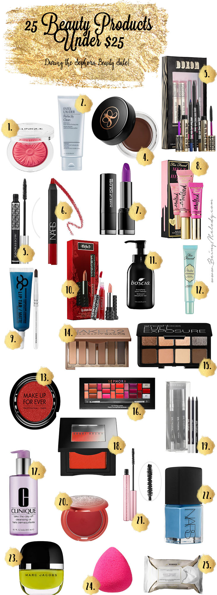 25 Beauty Products Under $25 To Grab during the Sephora Beauty Sale