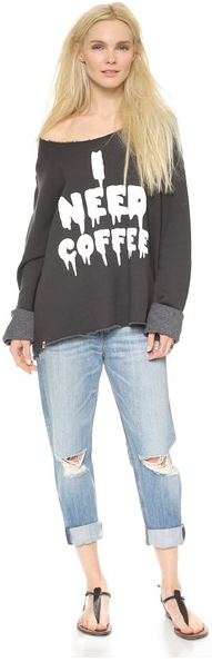 I need Coffee Sweatshirt