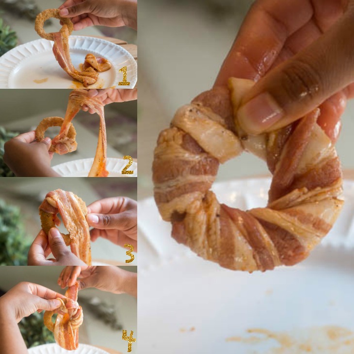 How to Wrap Onion Rings in Bacon