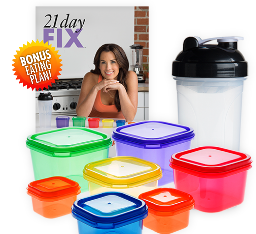 21 Day Fix Portion Control Containers Kit Weight Loss Food Plan Diet Beach  Body