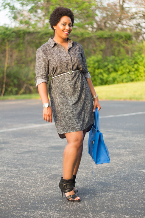 Loft Lou and Grey Composition Shirt Dress #rockyourlegs-2