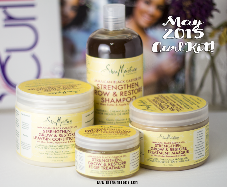 CurlKit, May 2015 Curl Kit, Natural Hair, Curl Box, Natural Hair, SheaMoisture