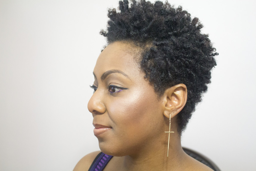 How to Rock a Tapered Cut and Style it into a Fierce Coil Out on Natural Hair! | www.BeingMelody.com| @BeingMelody