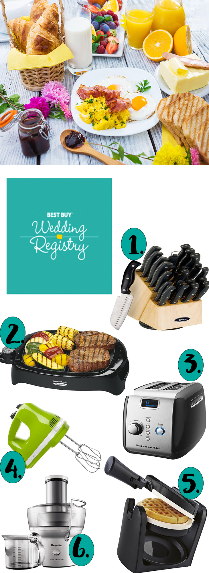 Register for the Mornings After the Wedding with the Best Buy Wedding Registry