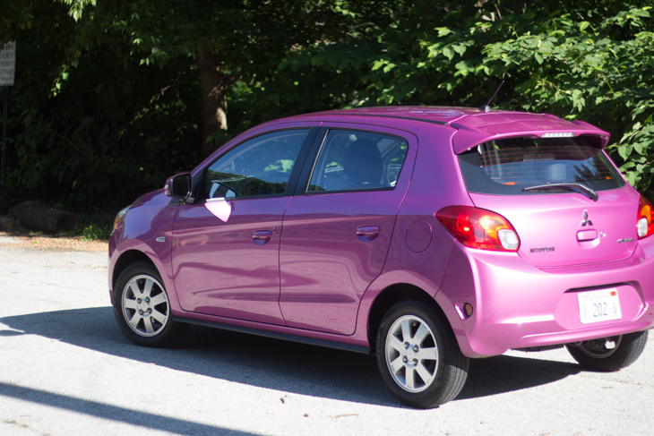 Mitsubishi Mirage Plasma Purple