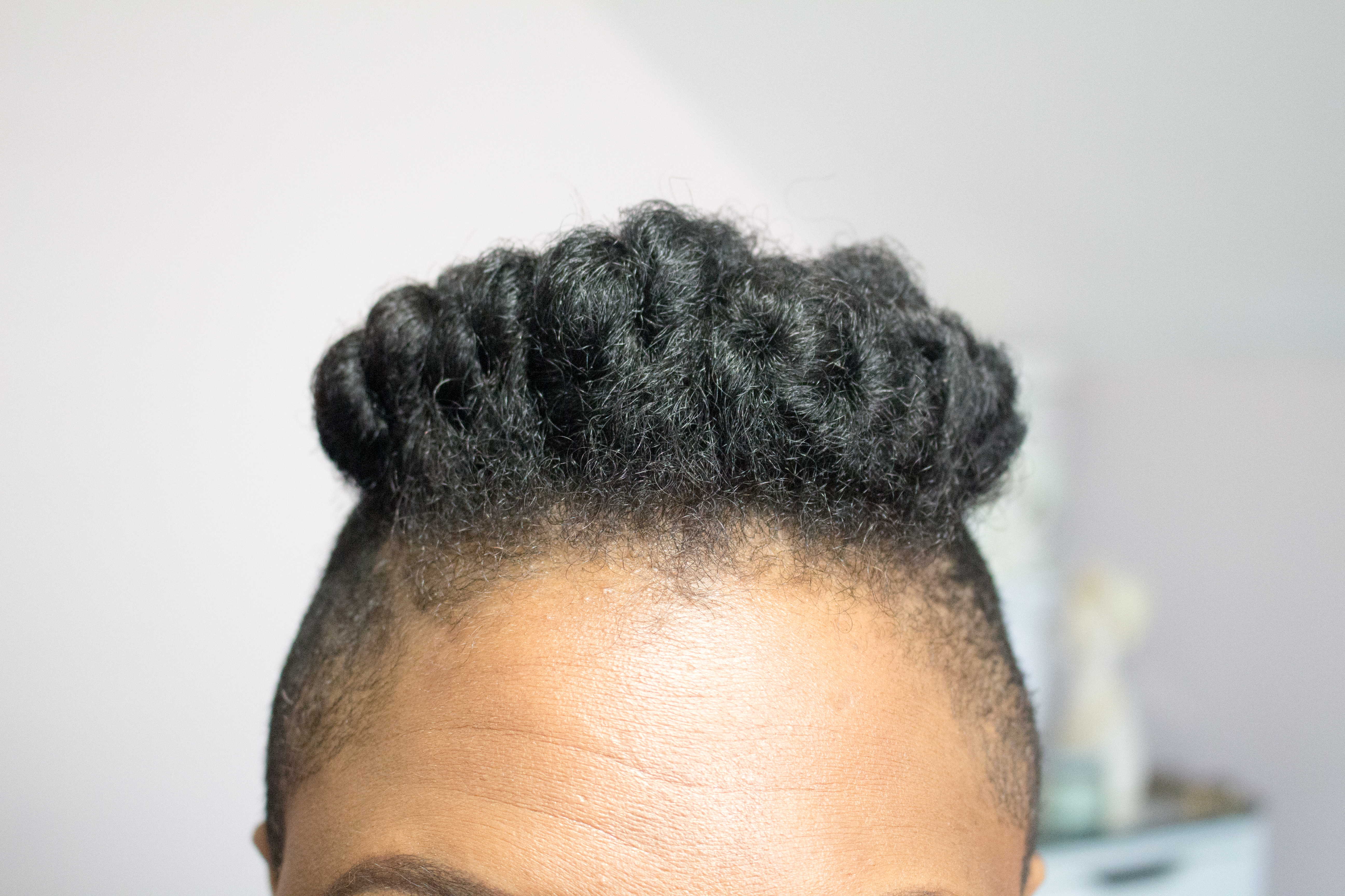 Quick Professional Protective Style on Short Tapered Natural Hair