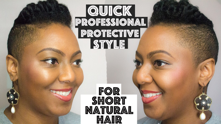 Tiara Hairstyle on Short or Tapered Natural Hair