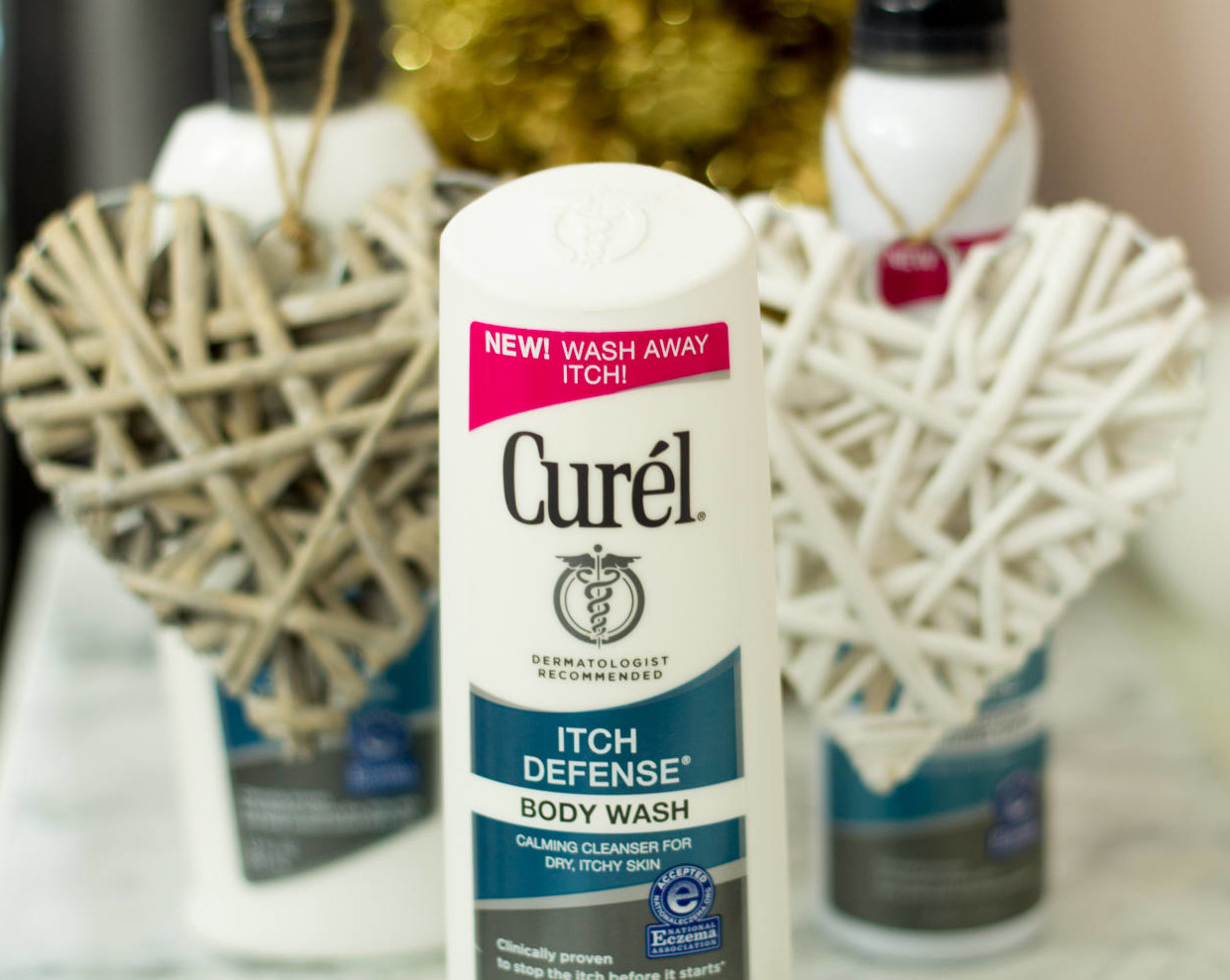 Stress less this Holiday season with Curel Itch Defense Products.