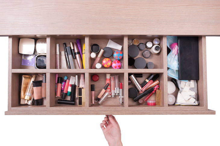 How to Declutter Your Makeup Stash.