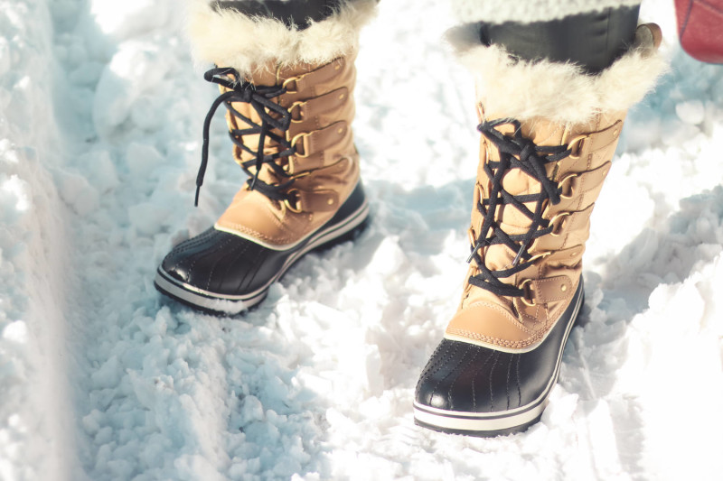 Fashionably warm and enjoying this snow day. |BeingMelody.com|