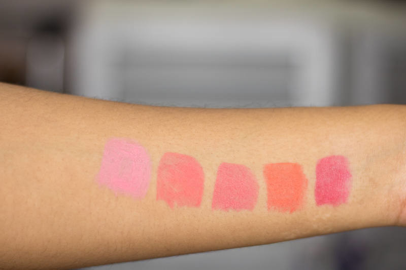 Sleek Semi Matte VIP Lipstick Swatches on Medium Brown Skin