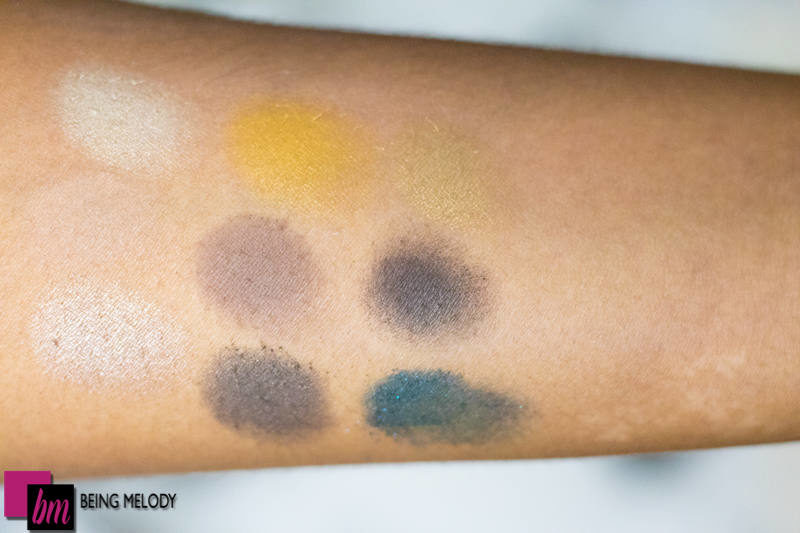 Fashion Pack Eyeshadow X9 She's a Model swatches on Brown Skin
