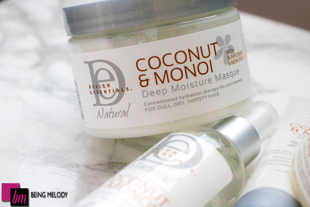 Design Essentials Deep Moisture Collection for Natural hair. www.beingmelody.com