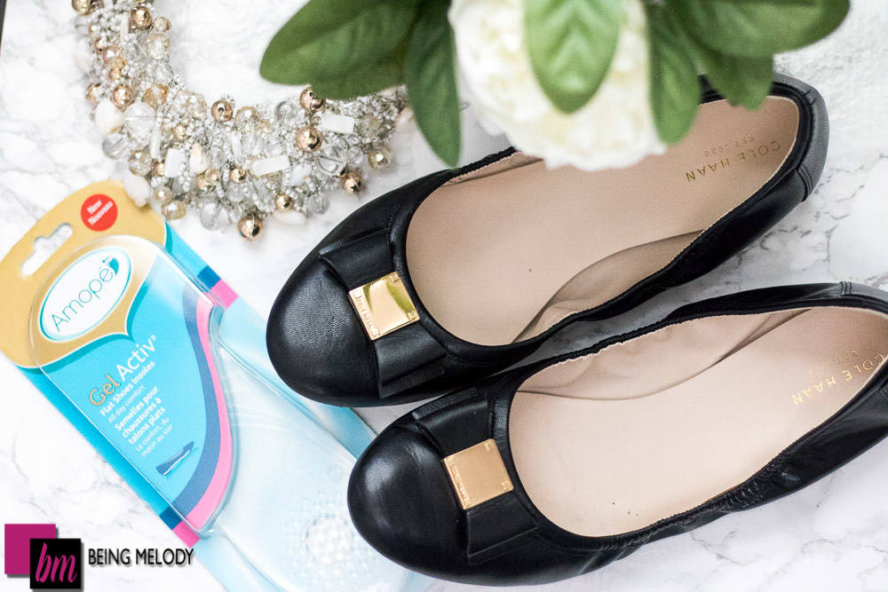 Amope Gel Activ Insoles for flat shoes are great for days when you have to walk all day. | BeingMelody.com