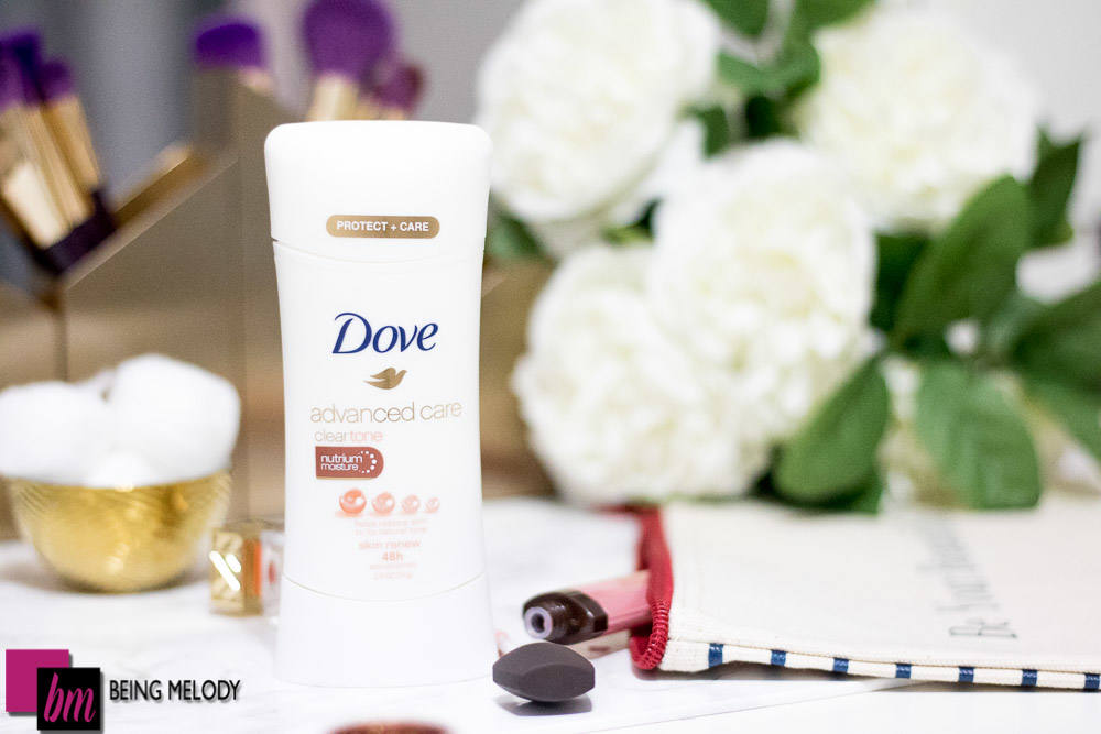 The Dove Advanced Care Antiperspirant give you Skincare + Wetness and Odor Protection Wrapped in One!
