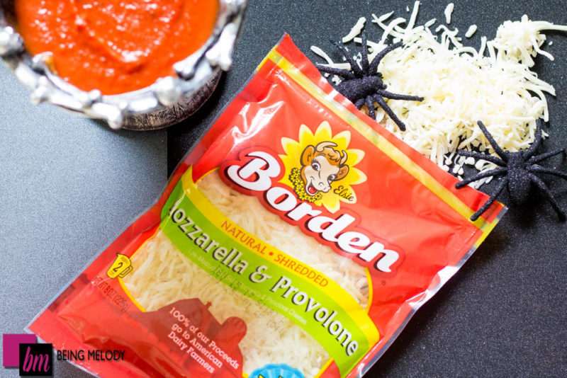 Halloween Cheesy Brain Bread with Borden Cheese 