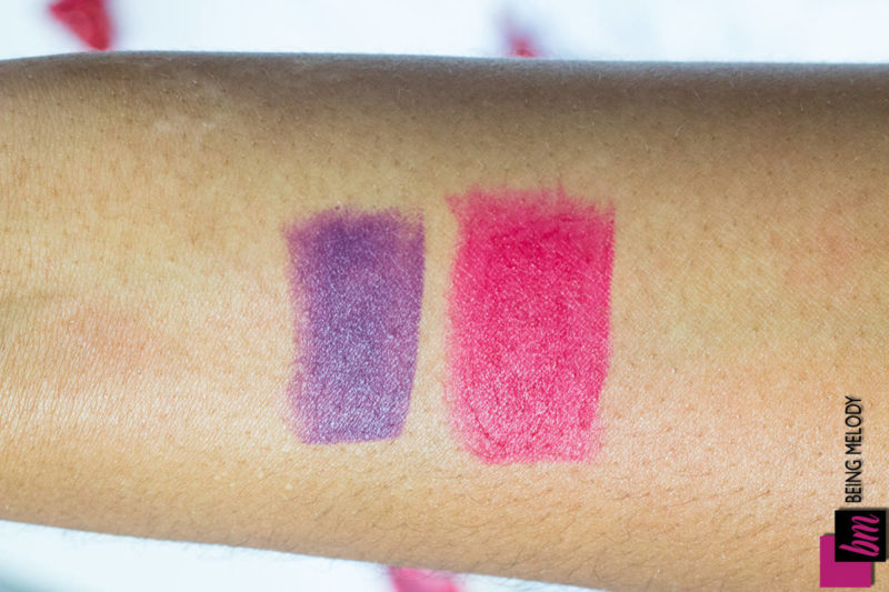 MAC Nutcracker Sweet Lipstick Leap of Delight and So Good For You swatches www.beingmelody.com