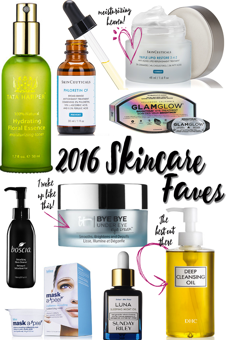Favorite Skincare Products from 2016 www.beingmelody.com