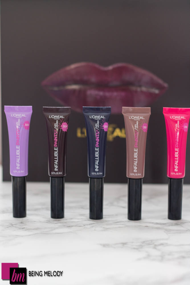 Loreal Infallible Lip Paints www.beingmelody.com