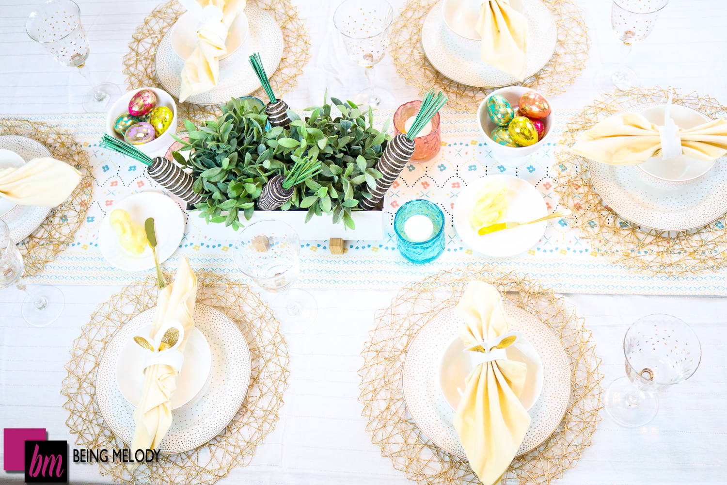 Create the Perfect Easter Tablescape with Keller’s Creamery Butter Bunnies + Recipe Bonus!