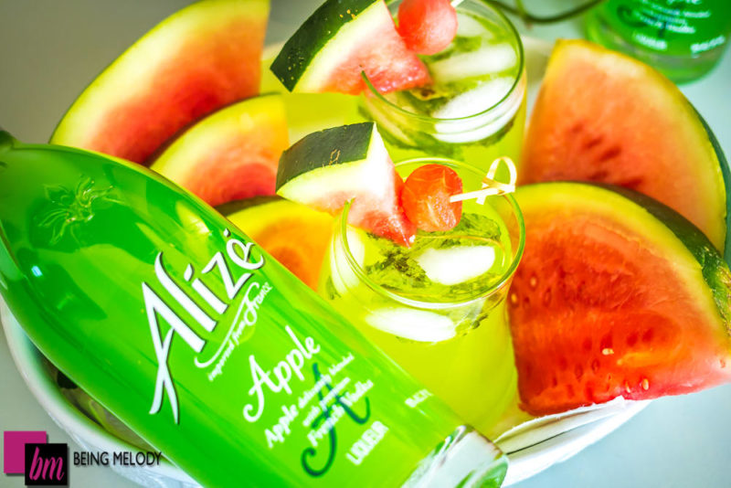 Alize Apple perfect for summer cocktails www.beingmelody.com #alizeincolor