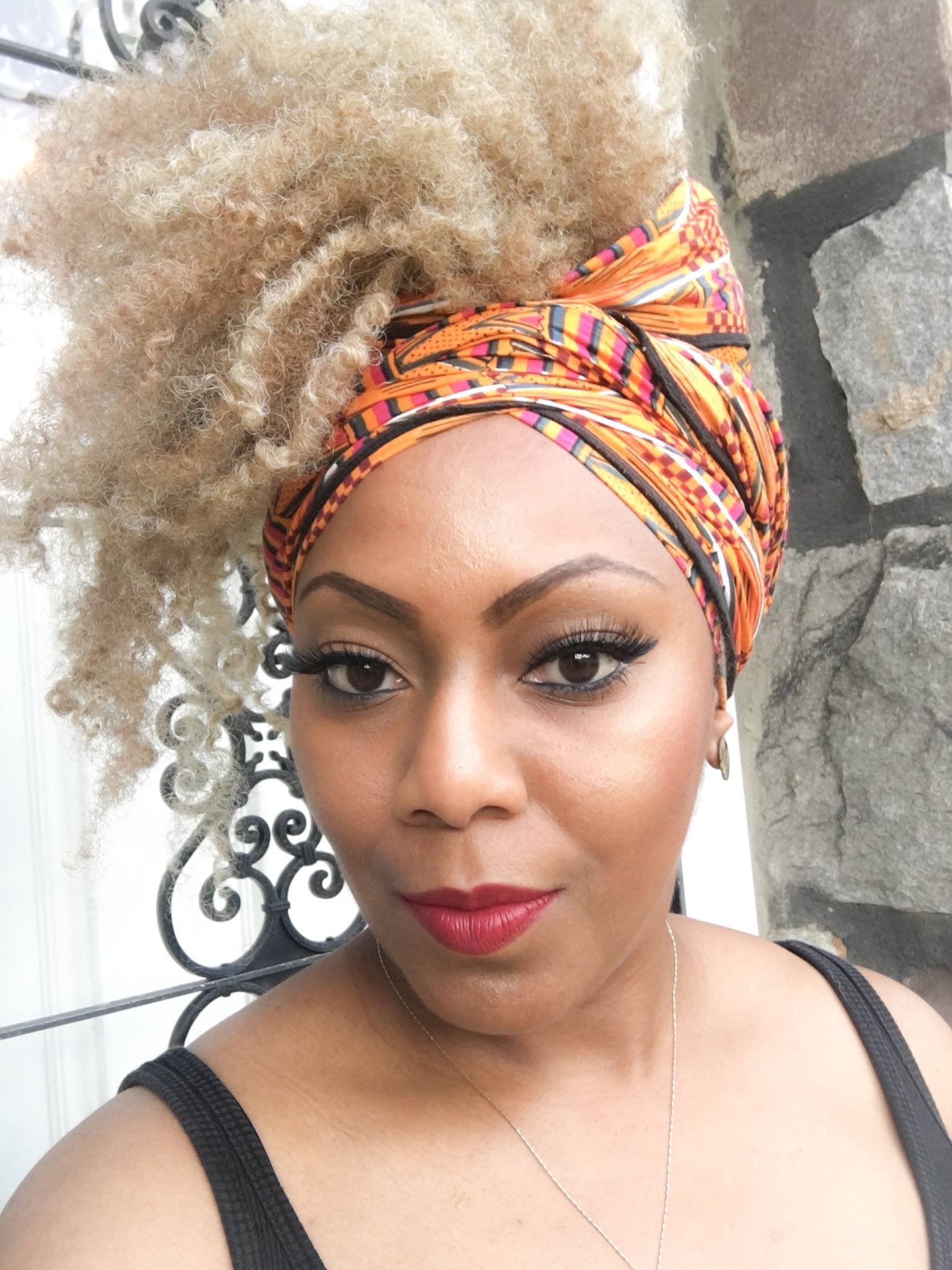 Head Wrap Side Fro Tutorial + Video