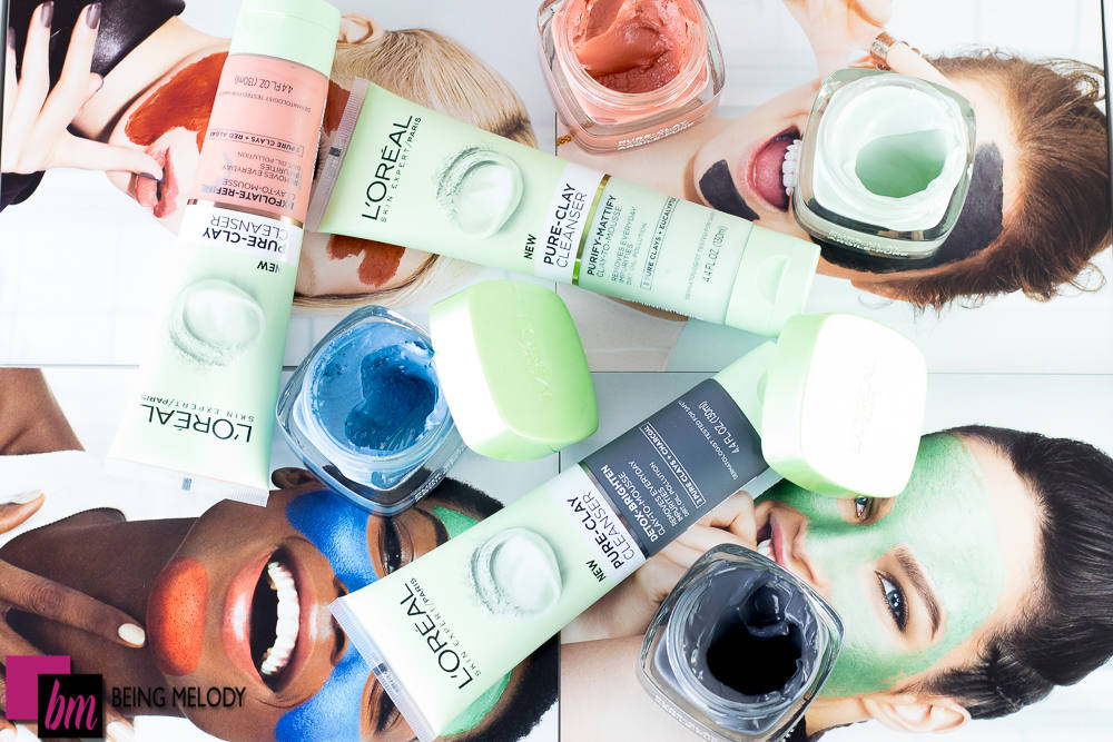 Loreal Pure Clay Cleansers and New Pure Clay Mask