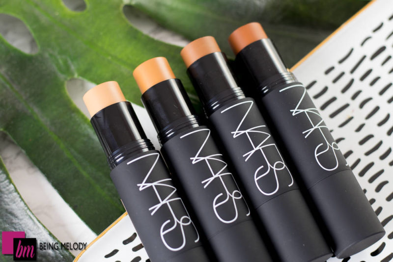 Nars Matte Velvet Foundation Sticks Review and Swatches on Medium Brown Skin www.beingmelody.com