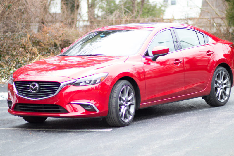 Metallic Red Mazda 6